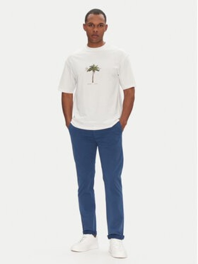 BOSS Chinosy 50510933 Niebieski Slim Fit