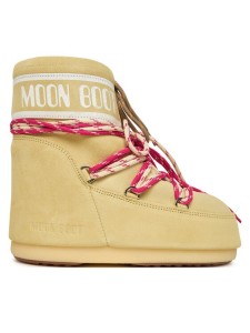 Moon Boot Śniegowce Mb Icon Low Suede Laces 80D1409670 Żółty