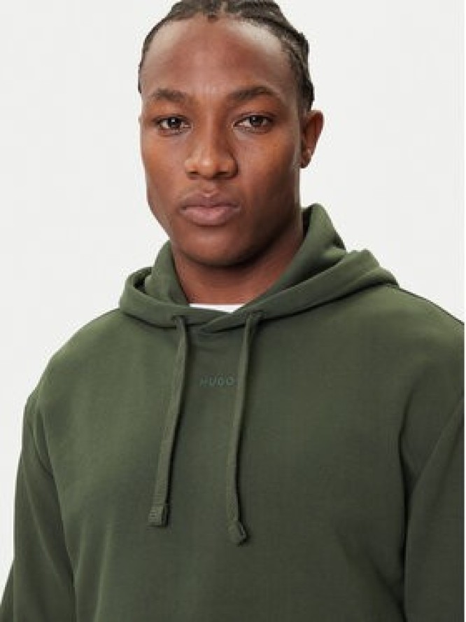 HUGO Bluza Dapo 50486478 Zielony Relaxed Fit