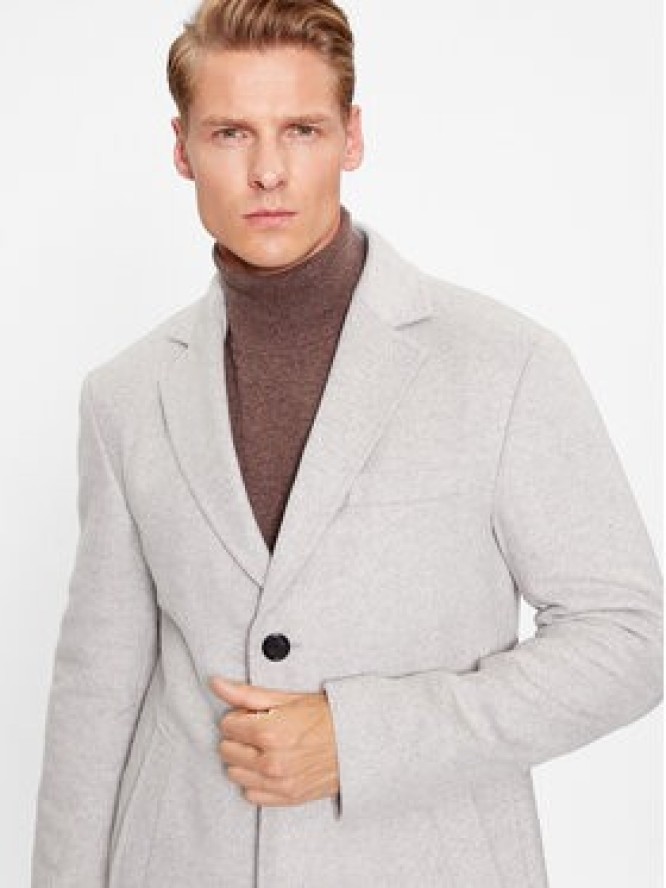 JOOP! Płaszcz wełniany 30037691 Szary Regular Fit