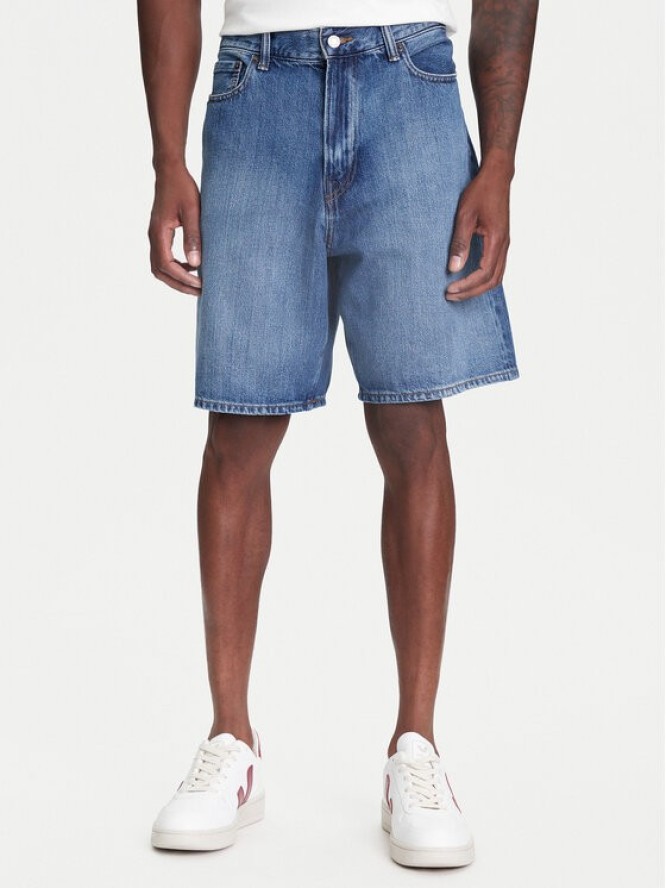 Gap Szorty jeansowe 781610-00 Niebieski Loose Fit