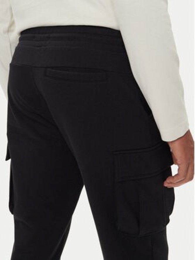 Aeronautica Militare Spodnie dresowe 252PF1010UF00662 Czarny Regular Fit