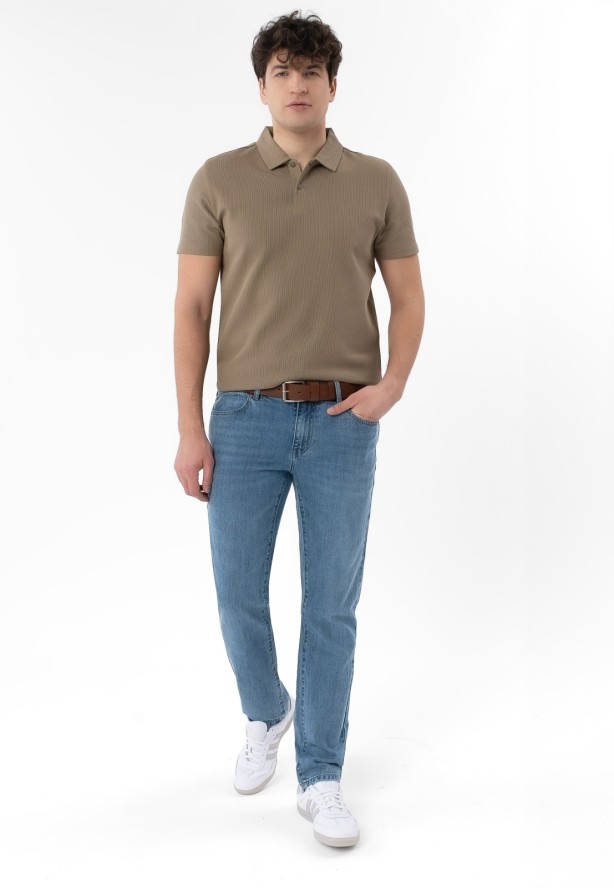 Niebieskie jeansy, Straight Leg, D-LEON 57