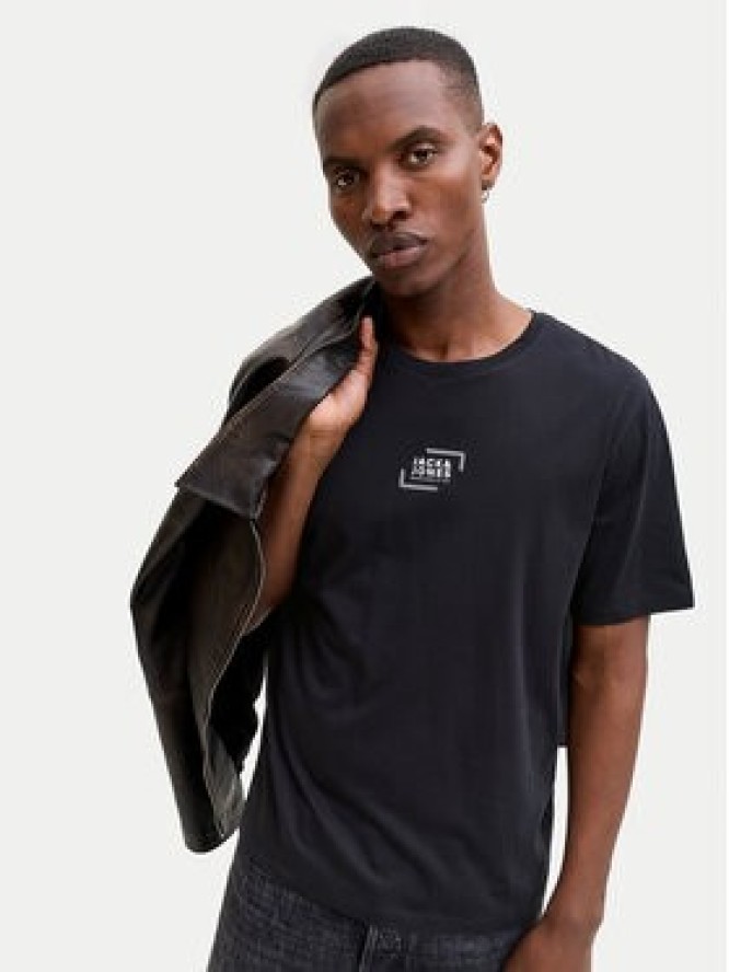 Jack & Jones T-Shirt Corp Graphic 12268415 Czarny Regular Fit