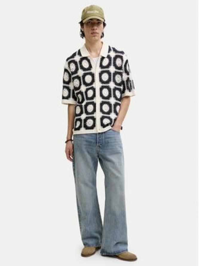 Jack & Jones Koszula Rorchard 12293276 Beżowy Loose Fit