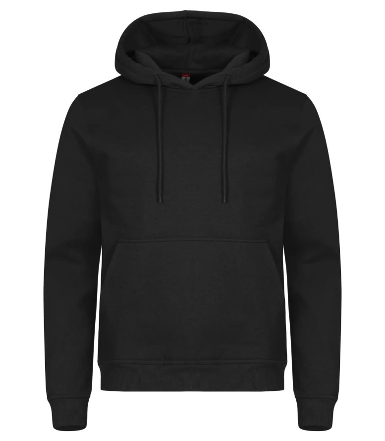 clique Bluza z kapturem Miami z bawełny i poliestru z recyklingu – Black