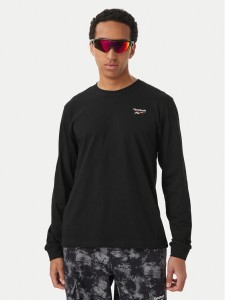 Reebok Longsleeve Feliks RK25738CCM Czarny Regular Fit