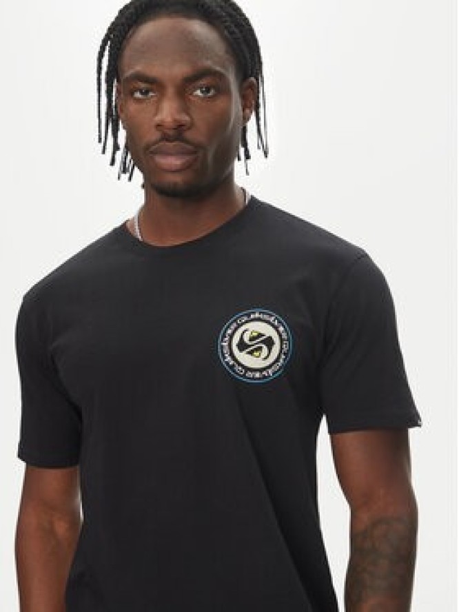 Quiksilver T-Shirt Circle Back Ss EQYZT08054 Czarny Regular Fit