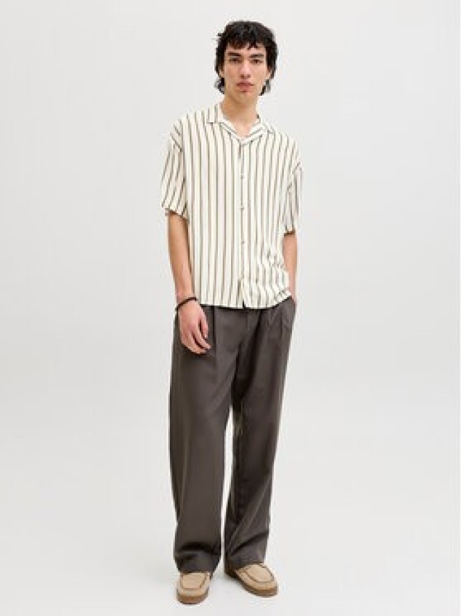 Jack & Jones Koszula Jeff 12288853 Beżowy Relaxed Fit