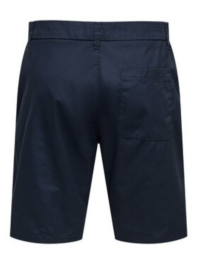 Only & Sons Szorty materiałowe Skal 22034682 Granatowy Slim Fit