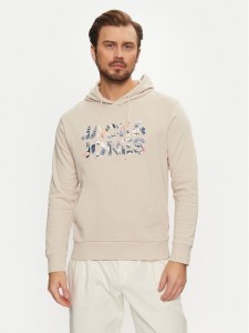 Jack & Jones Bluza Bryan 12268128 Beżowy Relaxed Fit