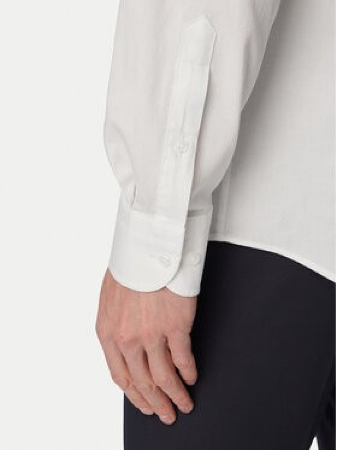 Tommy Hilfiger Koszula MW0MW38658 Biały Slim Fit