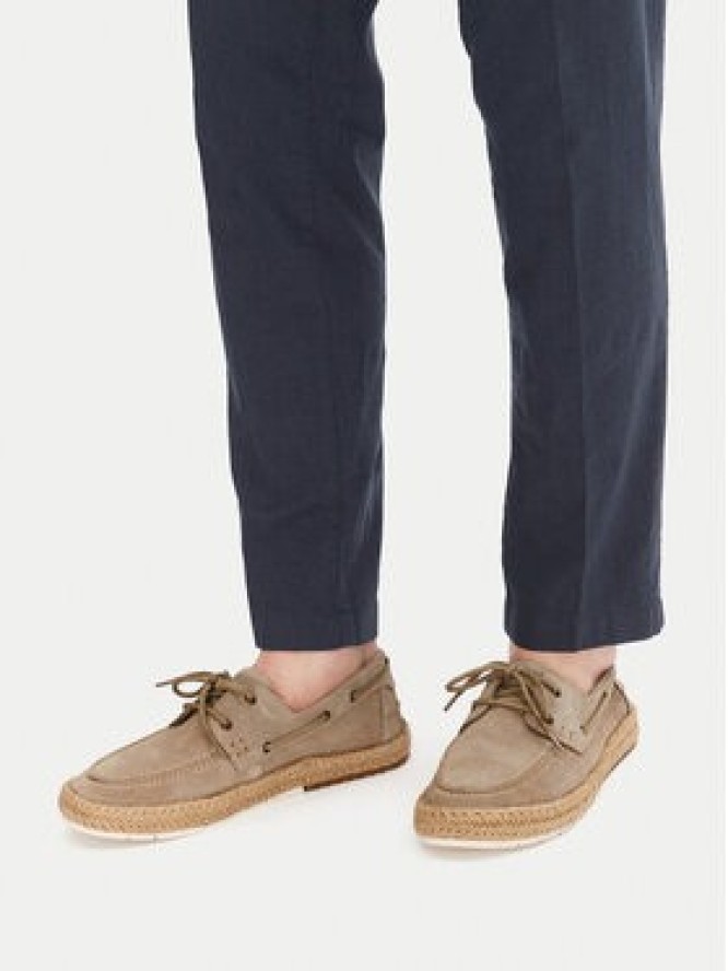 Gino Rossi Espadryle BUMPER-01 MI08 Beżowy