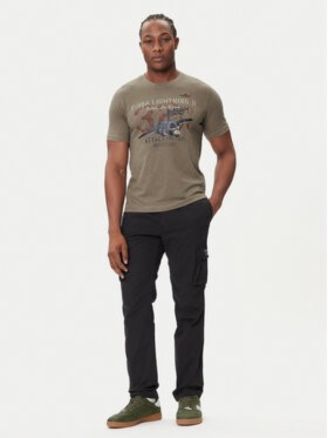 Aeronautica Militare T-Shirt 252TS2472UJ00708 Khaki Regular Fit