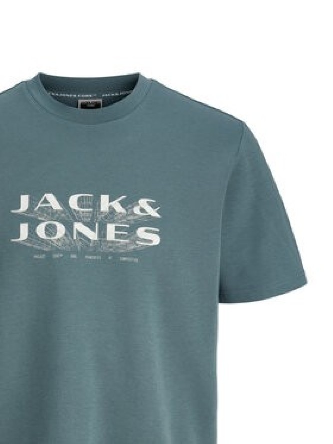 Jack & Jones T-Shirt Fusion 12289880 Zielony Regular Fit
