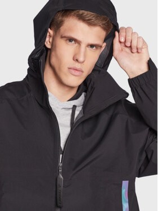 adidas Kurtka przeciwdeszczowa Terrex Ct Myshelter H65700 Czarny Regular Fit
