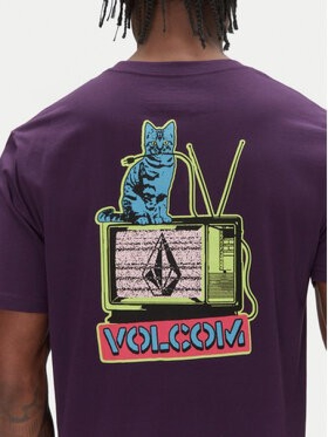 Volcom T-Shirt Catv A3512552 Fioletowy Classic Fit