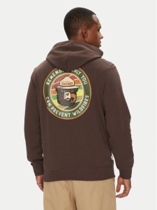 Element Bluza ELYSF00262 Brązowy Regular Fit