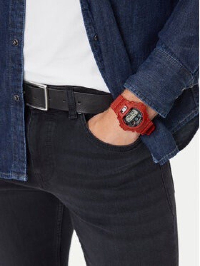 G-Shock Zegarek DW-6900TR-4ER Czerwony