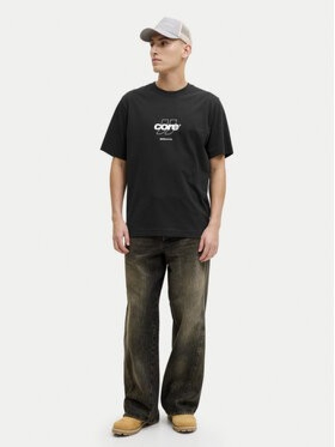 Jack & Jones T-Shirt Club 12289868 Czarny Relaxed Fit