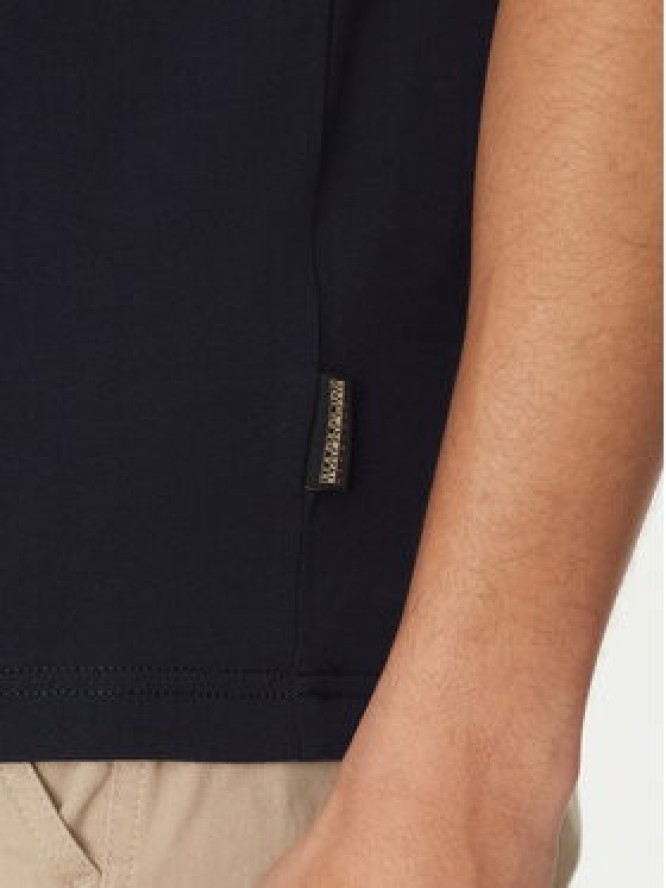 Napapijri T-Shirt Kasba NP0A4HQQ Granatowy Regular Fit