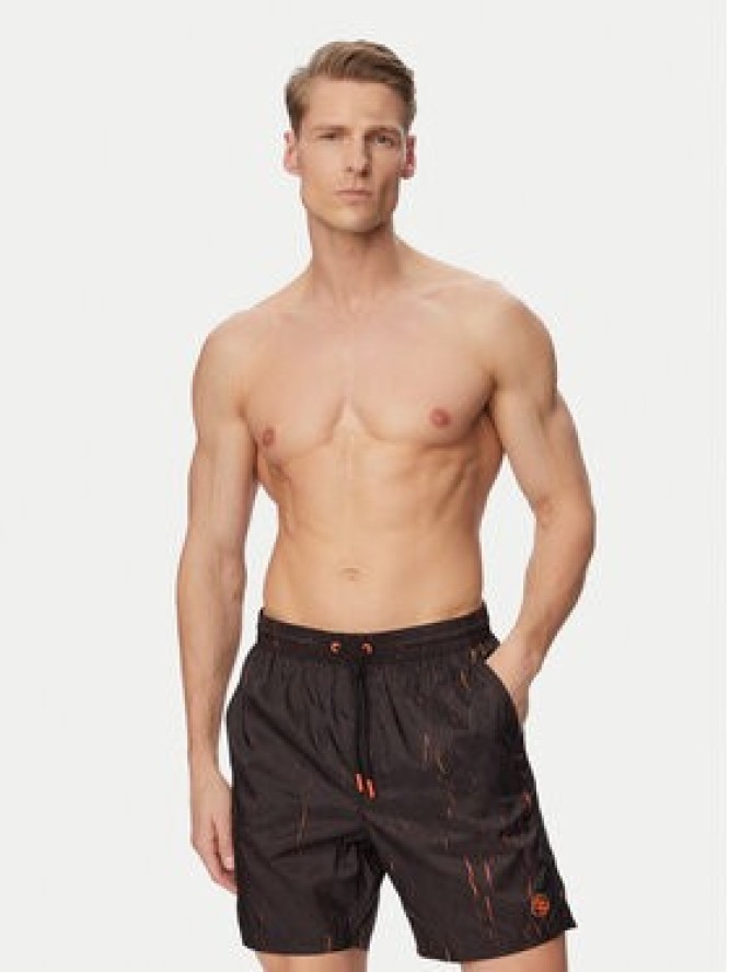 Guess Szorty kąpielowe F6GT18 WN352 Czarny Regular Fit