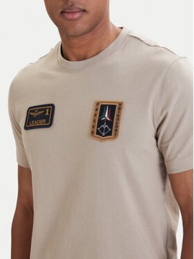 Aeronautica Militare T-Shirt 261TS2544UJ00592 Beżowy Regular Fit
