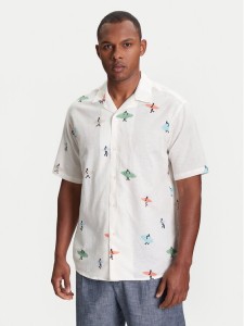 United Colors Of Benetton Koszula 5HPWUQ05B Beżowy Regular Fit