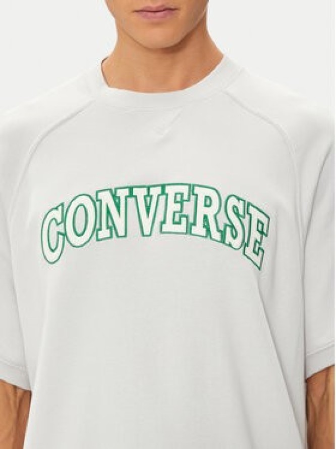 Converse T-Shirt M Retro Chuck Ss Crew 10026428-A03 Biały Regular Fit