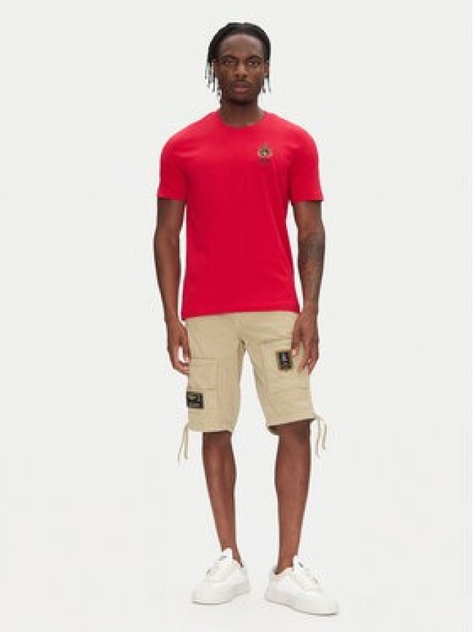 Aeronautica Militare T-Shirt 251TS2391J592 Czerwony Regular Fit