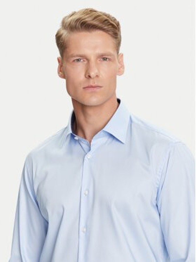 BOSS Koszula H-Joe 50545145 Błękitny Regular Fit