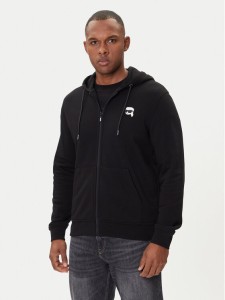 KARL LAGERFELD Bluza 705045 554910 Czarny Regular Fit