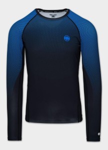 Męski longsleeve sportowy PITBULL Rashguard techniczny treningowy RANKED