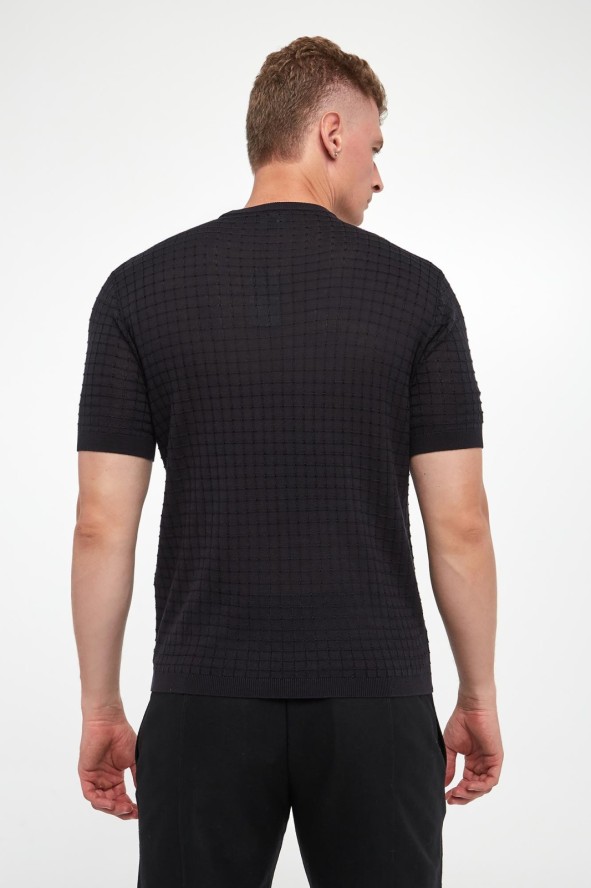 T-shirt męski z wełną EMPORIO ARMANI