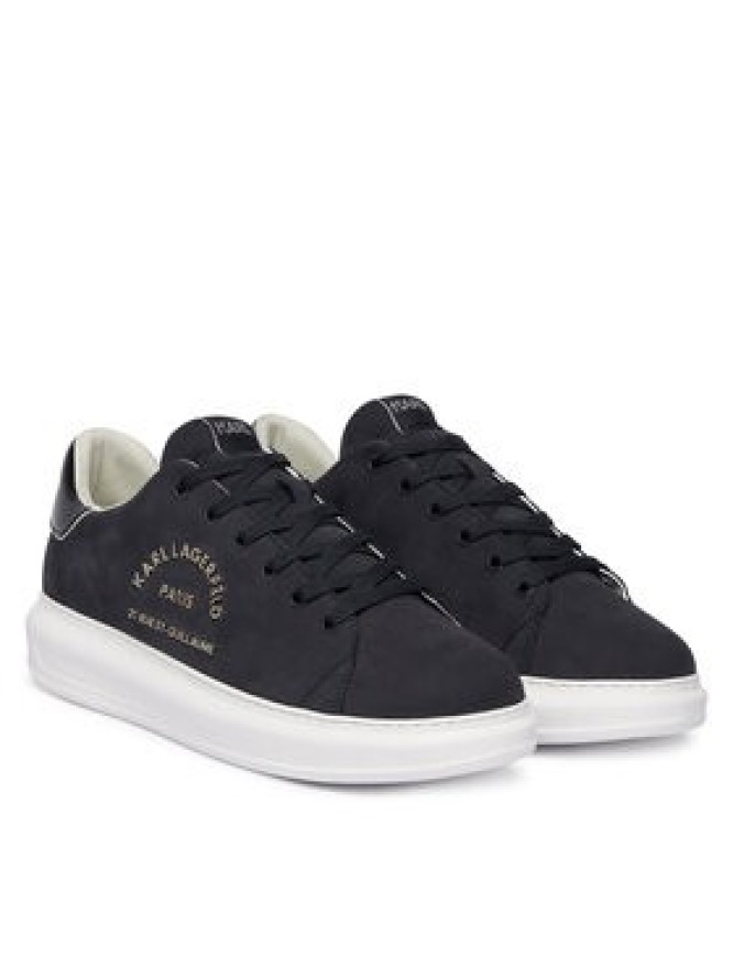 KARL LAGERFELD Sneakersy Kapri KL52539B Granatowy