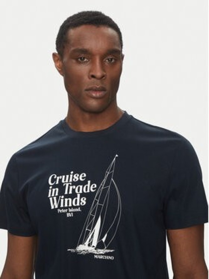 Marciano Guess T-Shirt 5GHI09 6323A Granatowy Regular Fit