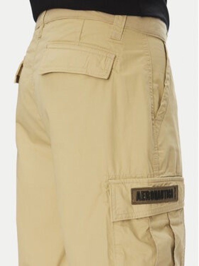 Aeronautica Militare Szorty materiałowe 251BE250CT3501 Beżowy Regular Fit