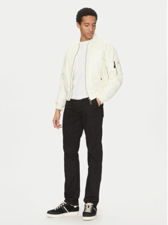 Guess Jeans Kurtka bomber M5RL81 WHAA2 Écru Regular Fit