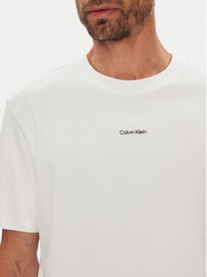 Calvin Klein T-Shirt LV04LC241G Biały Regular Fit