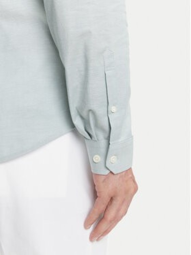 Lindbergh Koszula 30-203174 Zielony Slim Fit