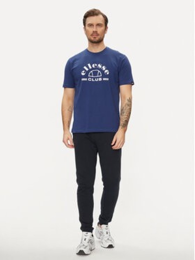Ellesse T-Shirt Club SHV20259 Granatowy Regular Fit