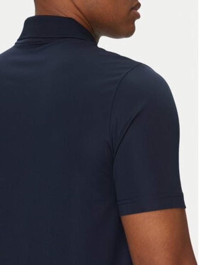 Lacoste Polo DH2341 Granatowy Regular Fit