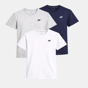 ZESTAW KOSZULEK MĘSKICH 4F KOMPLET 3 SZTUKI T-SHIRT L TTSHM3341