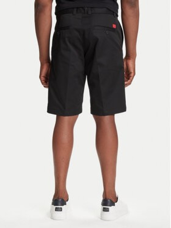 HUGO Szorty materiałowe Darik241 50505857 Czarny Regular Fit