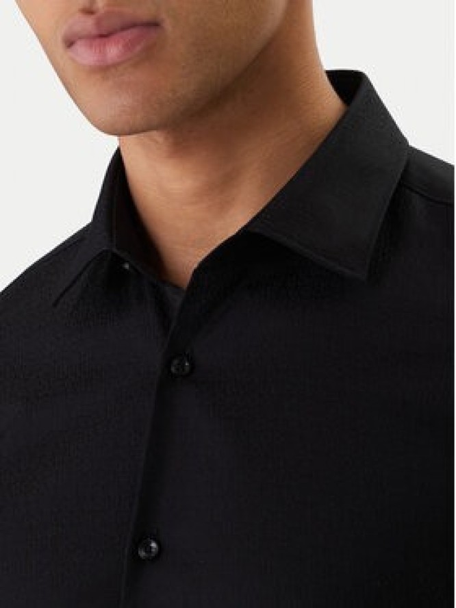 HUGO Koszula Kenno 50555295 Czarny Slim Fit