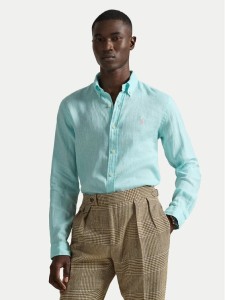 Polo Ralph Lauren Koszula 710968915501 Turkusowy Regular Fit