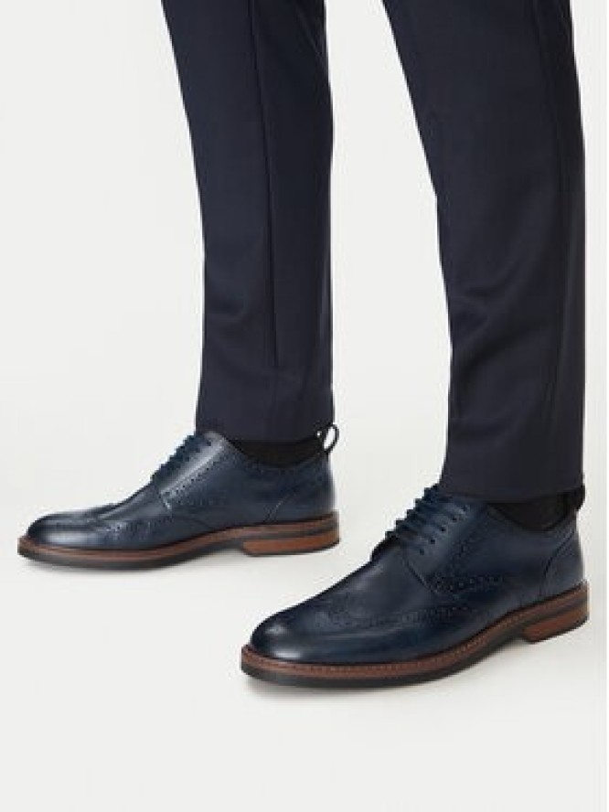 Clarks Półbuty Aldwin Limit 26178471 Granatowy