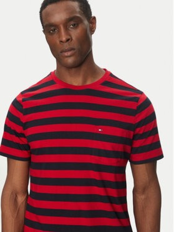 Tommy Hilfiger T-Shirt Essential MW0MW37283 Czerwony Regular Fit