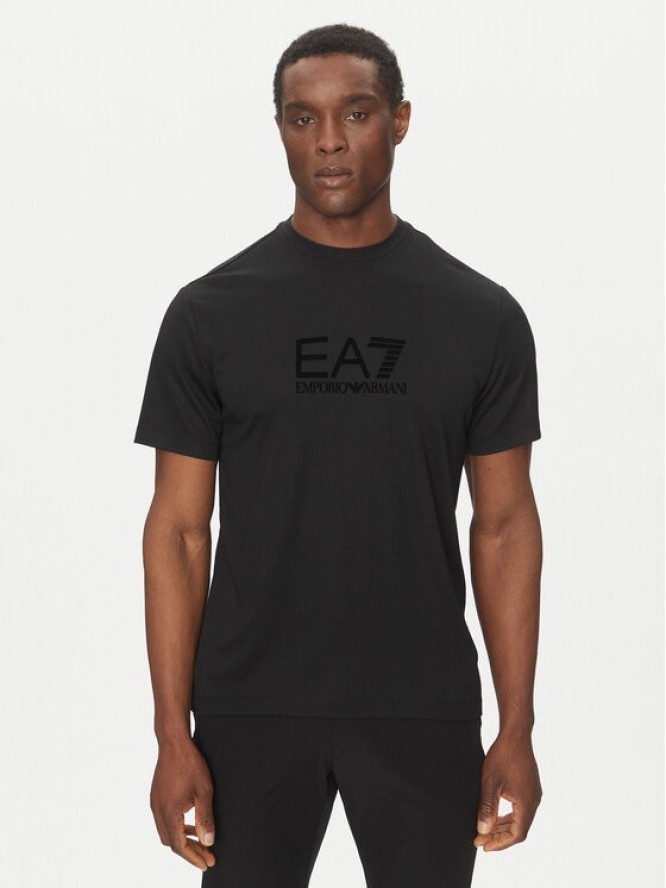 EA7 Emporio Armani T-Shirt 7M000092 AF13870 UC001 Czarny Regular Fit