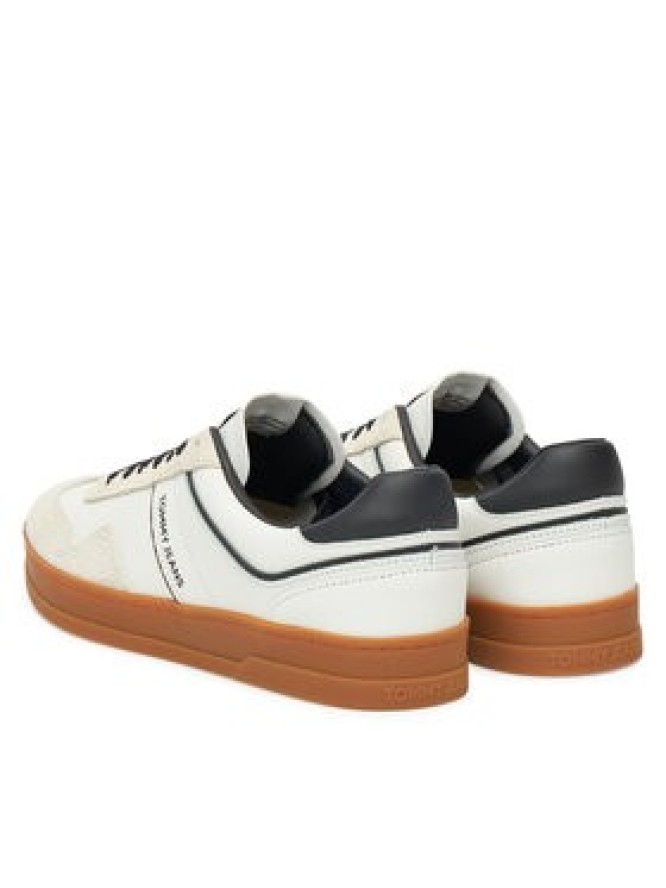 Tommy Jeans Sneakersy The Greenwich Leather EM0EM01587 Écru